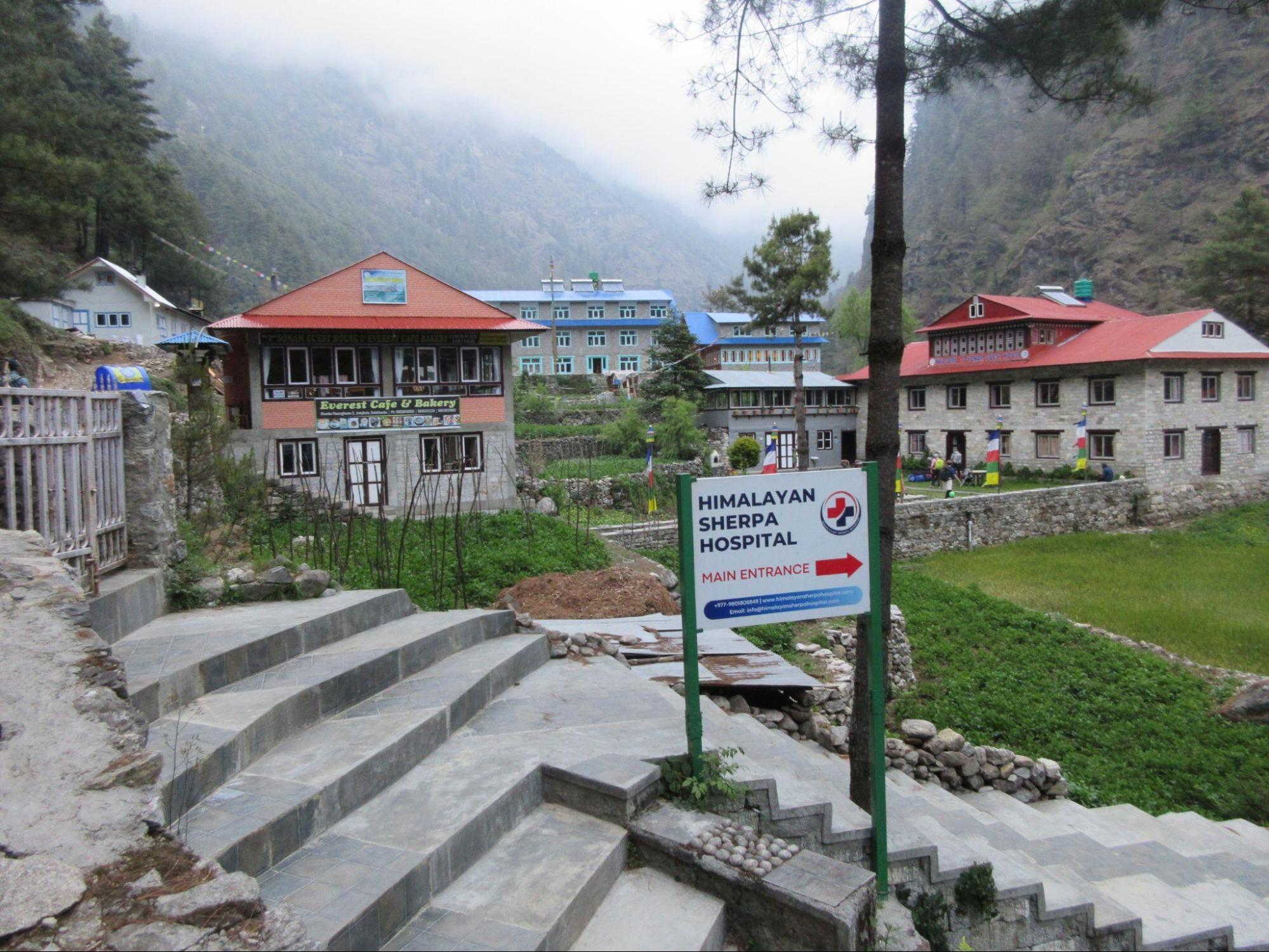 The Himalayan Sherpa Hospital: One of the hospitals supported by The Himalayan Trust